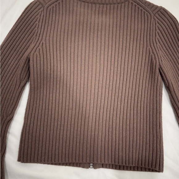 ARITZIA SUNDAY BEST AISHA ZIP KNIT SWEATER - Picture 10 of 10
